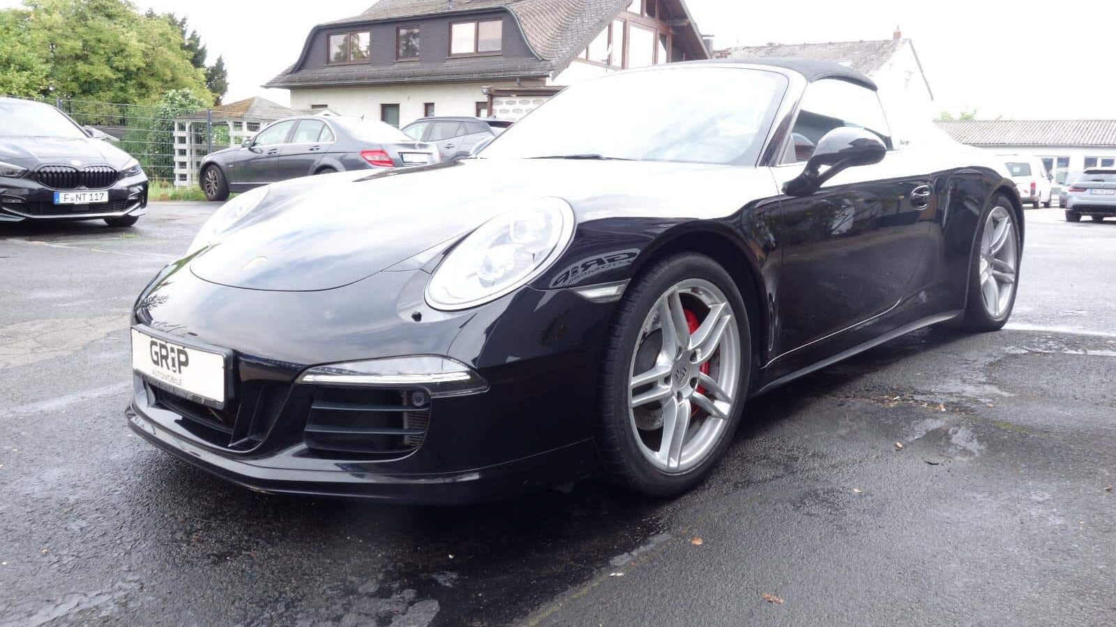 Import Allemagne Porsche 911 991.1 4GTS Targa Extérieur noir phares bi-Xénon PDLS Face avant