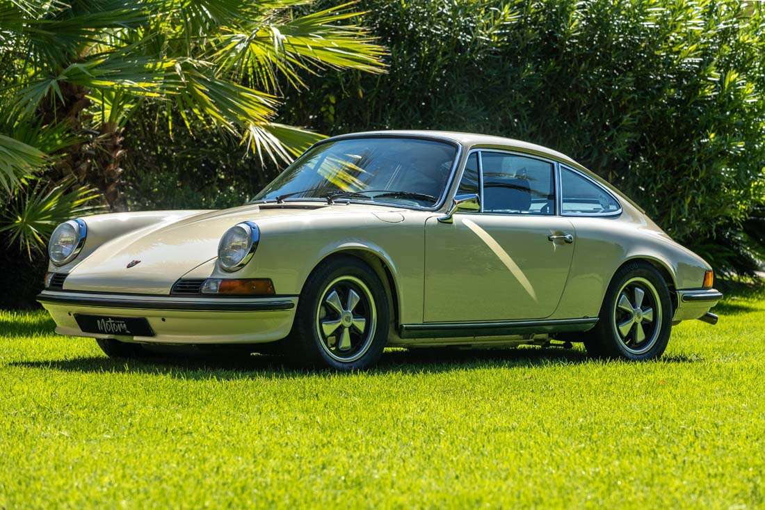 Porsche 911 S de 1972 verte