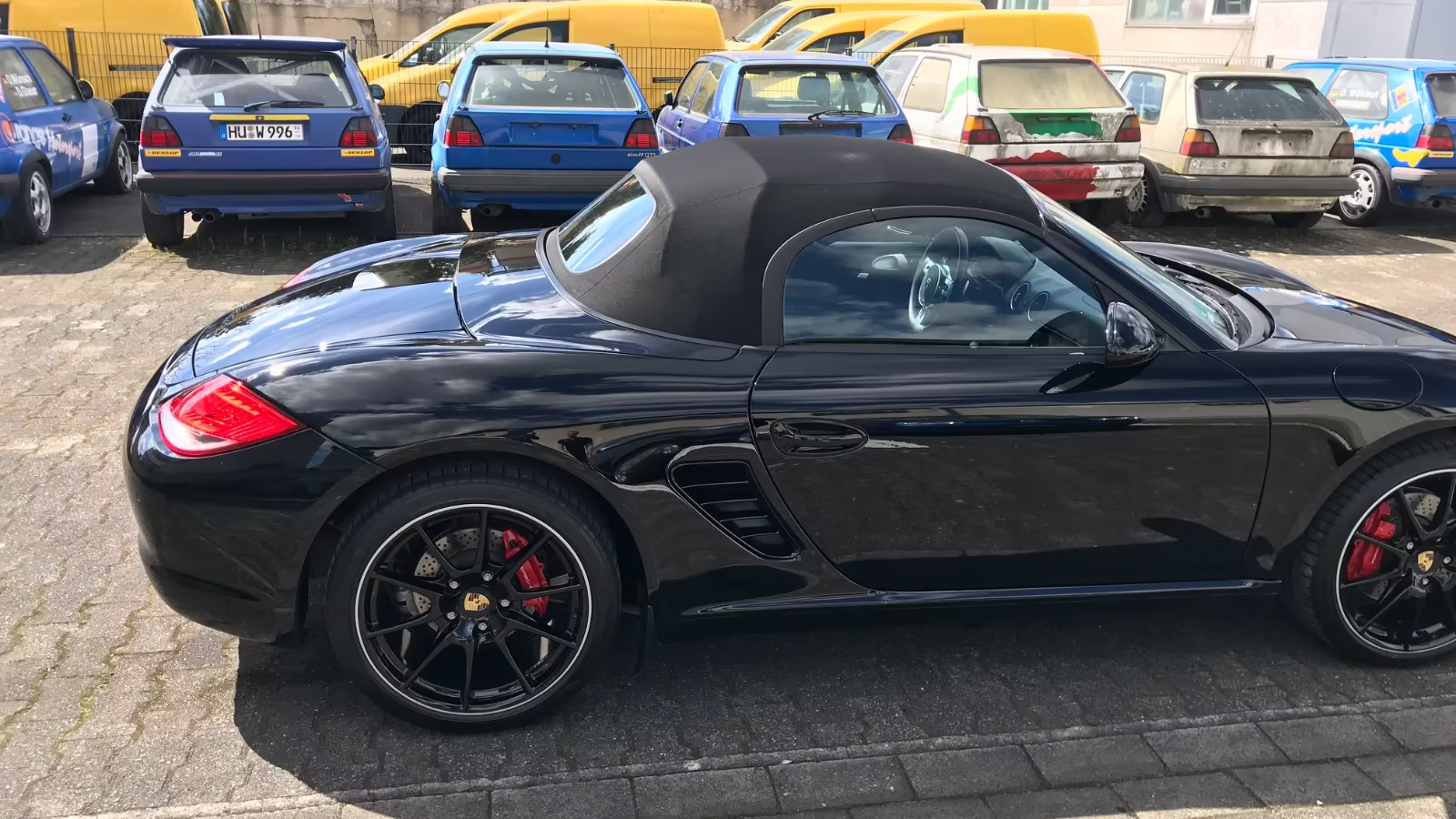 Porsche Boxster 987.2 S PDK capote noire fermée