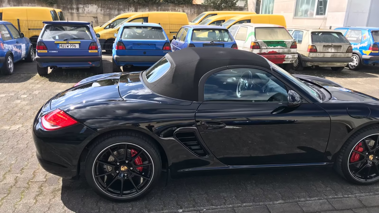 Porsche Boxster 987.2 S PDK capote noire fermée