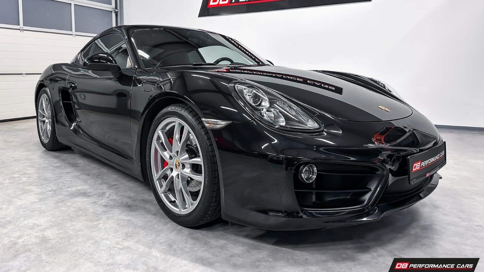 Porsche Cayman 981 S Noir Import Extérieur Face avant sportive
