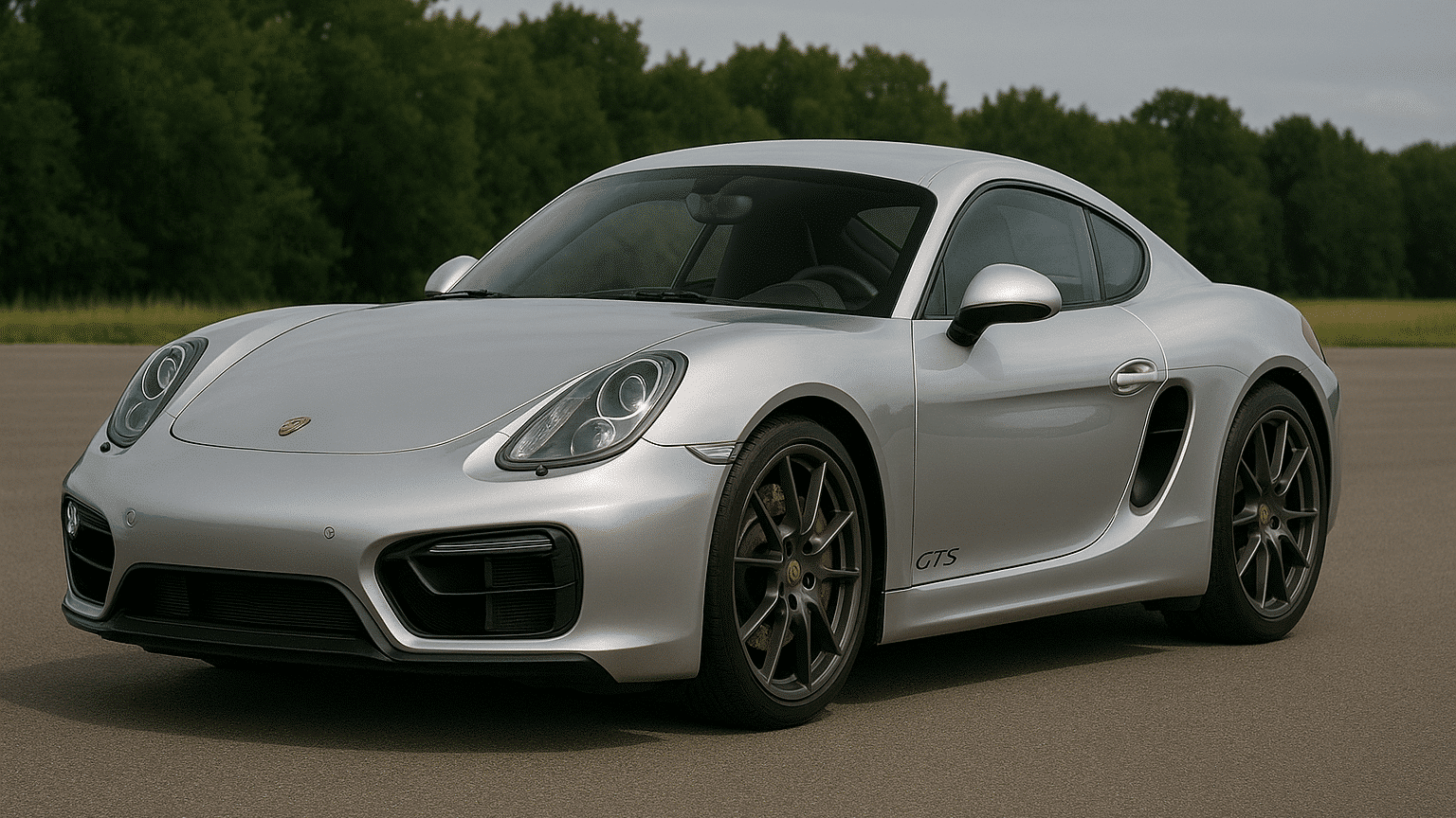 Porsche Cayman 987 gris souris jantes noires
