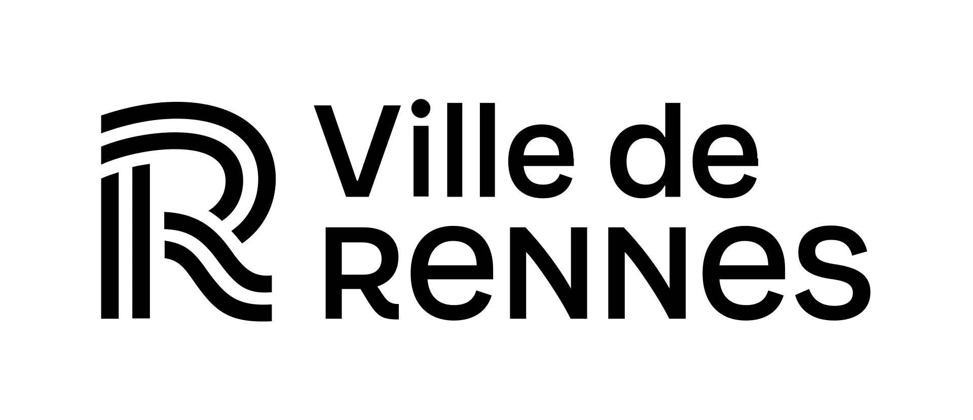 Ville de Rennes - Mandataire importation - Logo ville noir