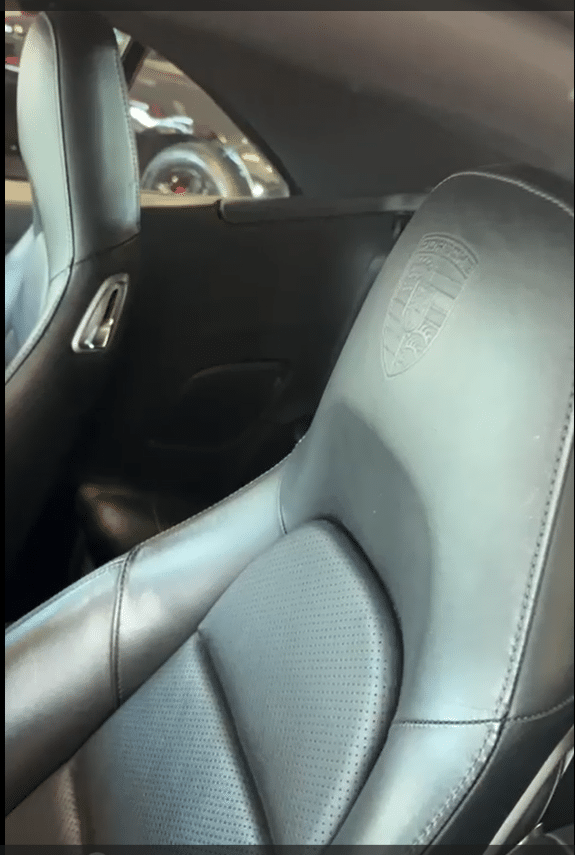 Porsche 911 991.1 S Cab PDK écusson Porsche cuir noir