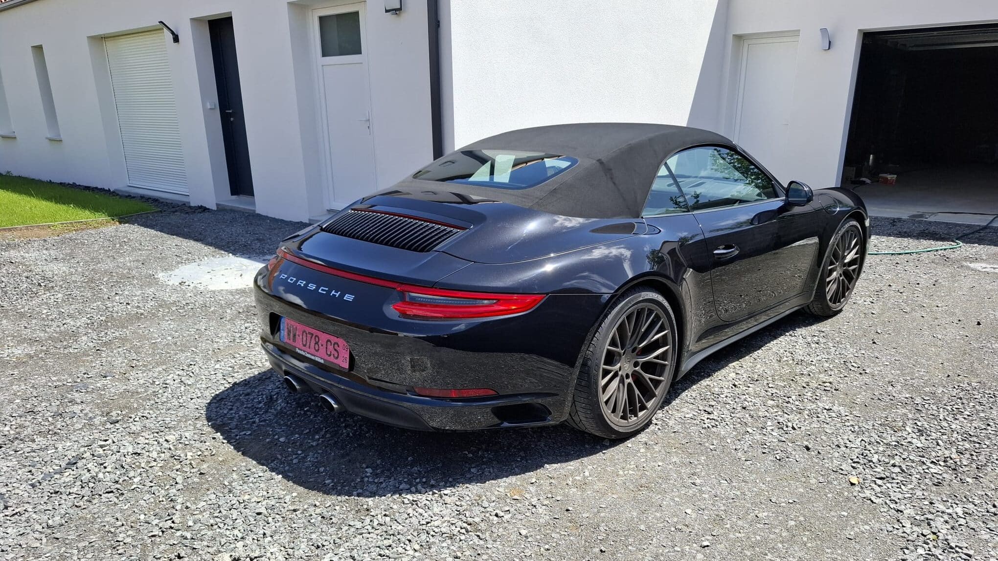 Porsche 911 type 991.2 4S Cab PDK capote noire