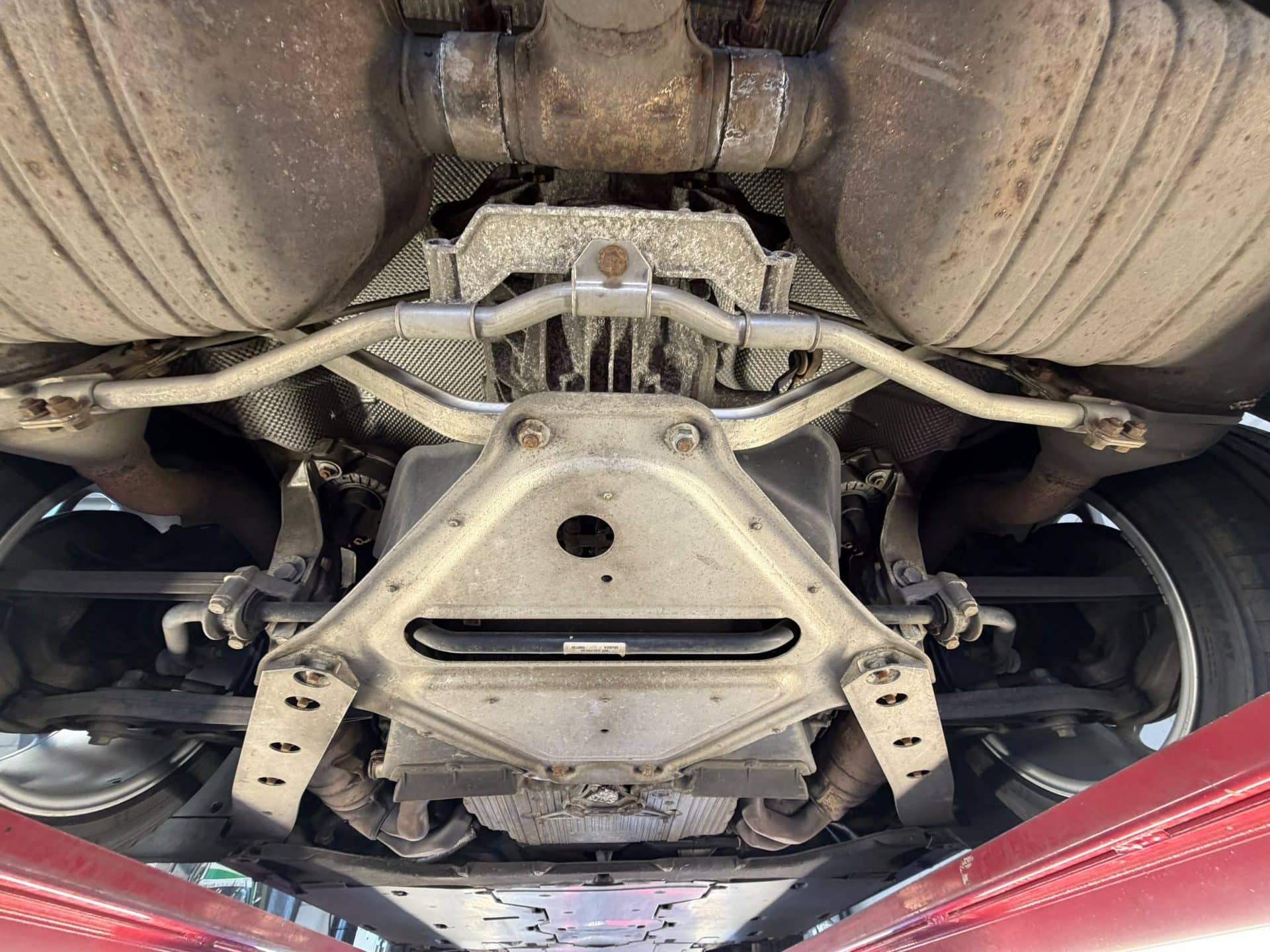 Inspection chassis Porsche Boxster