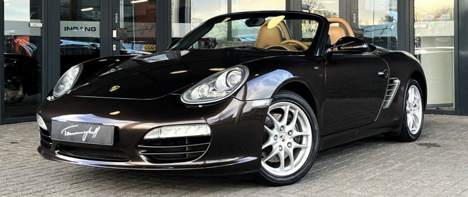 Porsche Boxster 987.2 2.9 PDK Import NL vue face AV jantes silver