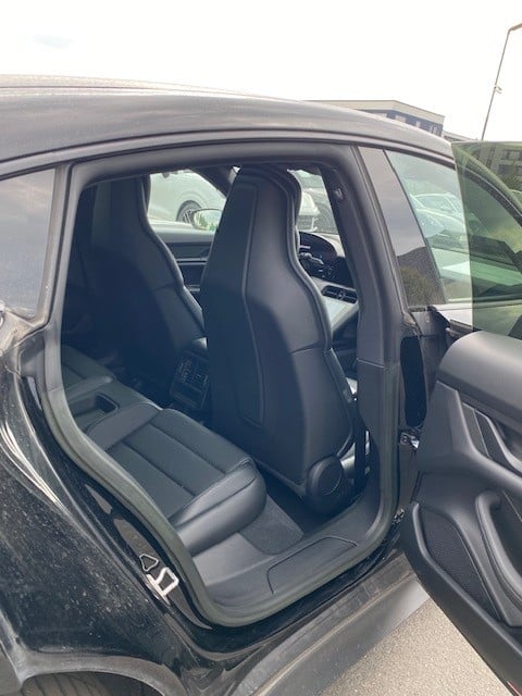 Porsche Taycan noire 2023 Import Allemagne