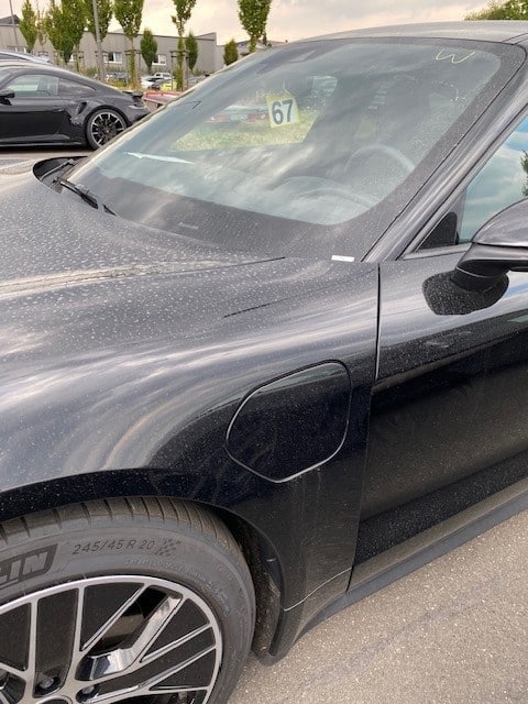 Porsche Taycan noire 2023 Import Allemagne